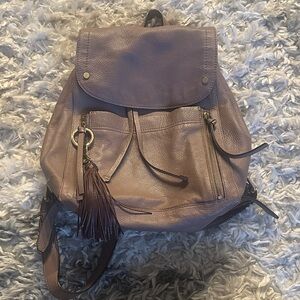 Cole Haan Mauve Leather Backpack
